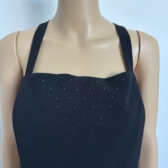 Junnie Leigh black embellished evening gown - size 20 - Picture 5 of 7